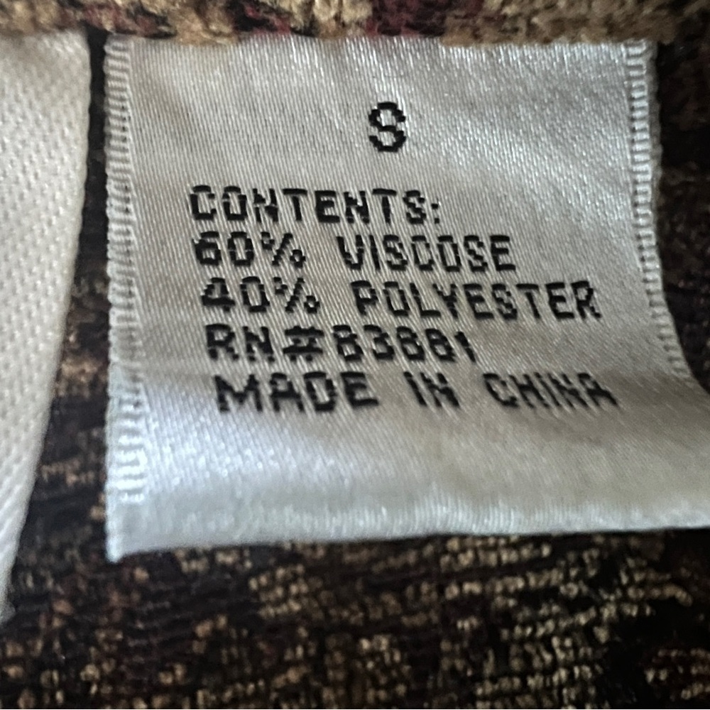 Flashback brocade jacket w/ drawstring neckline, … - image 7